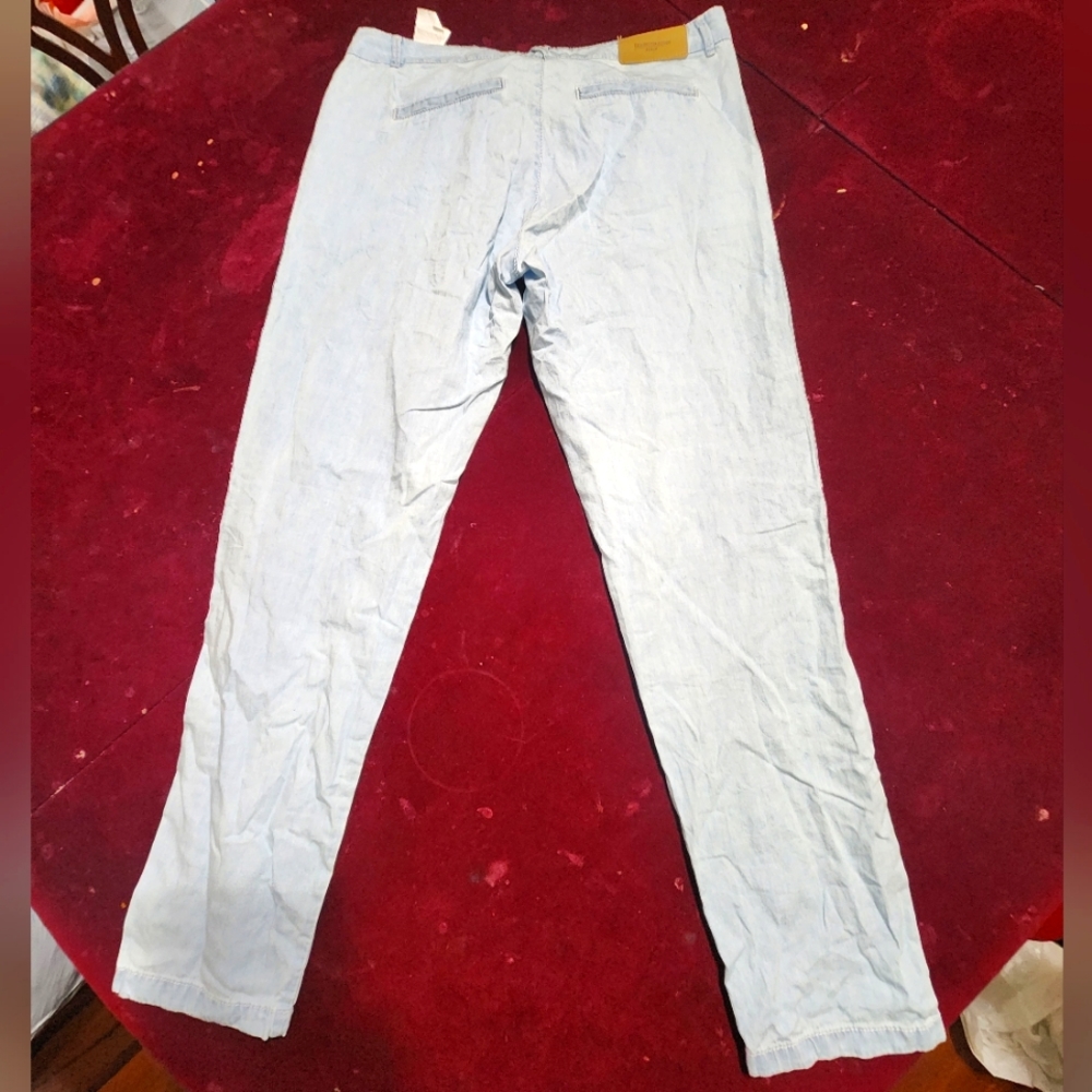 NWOT ... Calliope Collection Denim light blue pants - Picture 10 of 12